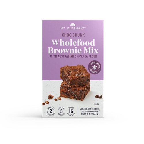 Choc Chunk Wholefood Brownie Mix - 350g