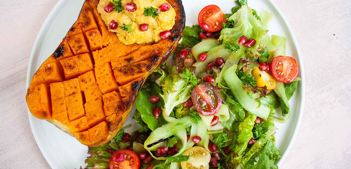 Festive Salad & Pumpkin Dip image