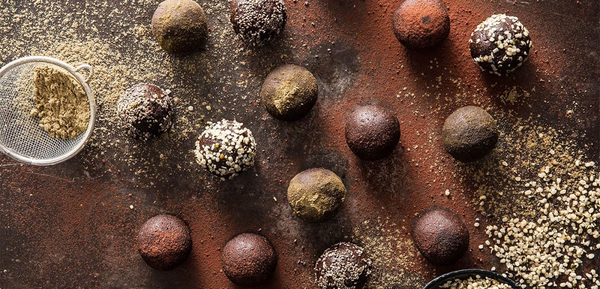Cacao and Hemp Protein Balls image
